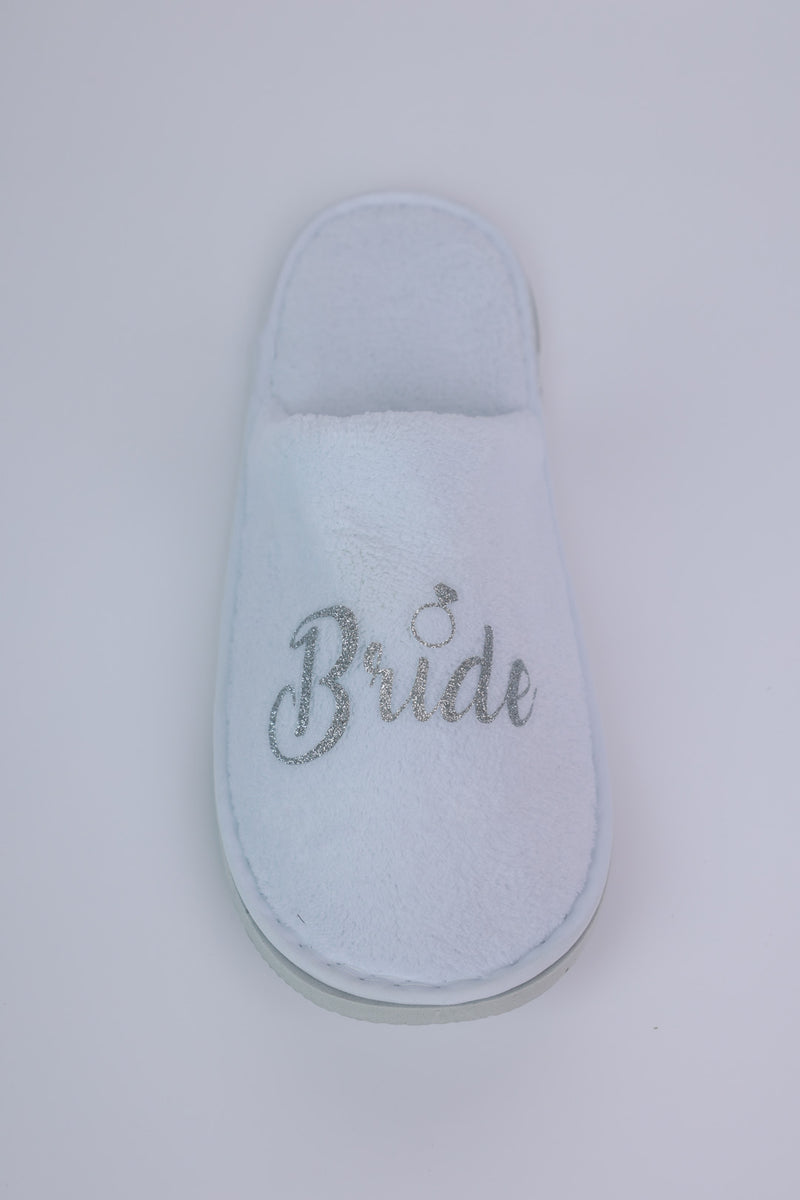 Comfy & Customizable Bride Slippers